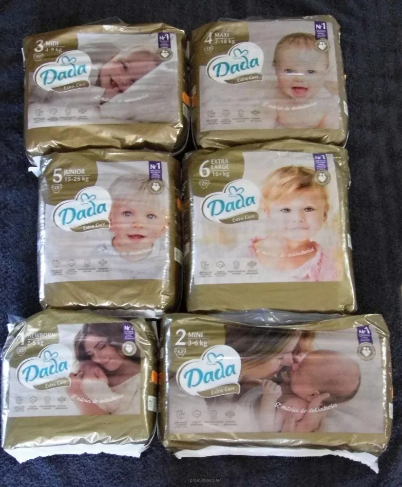 DADA EXTRA CARE  VEL. 6 - 26 KS (16+ KG)